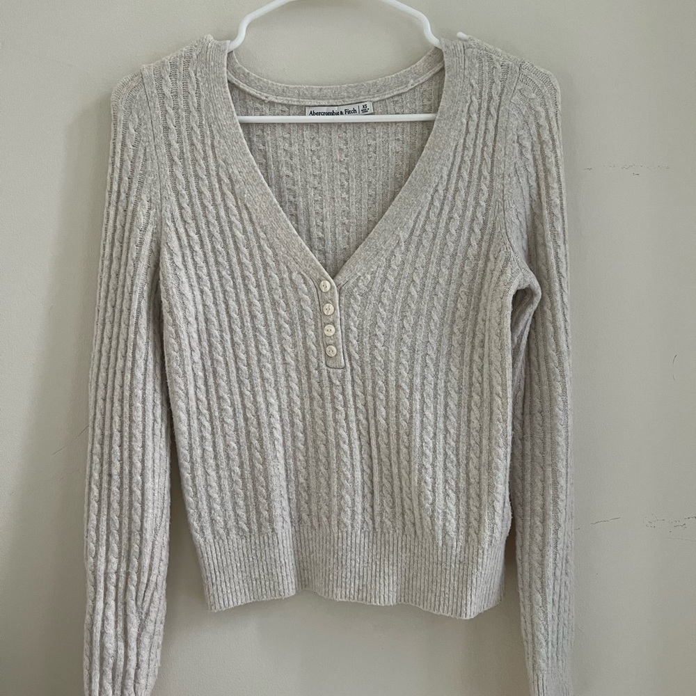 Cream sweater